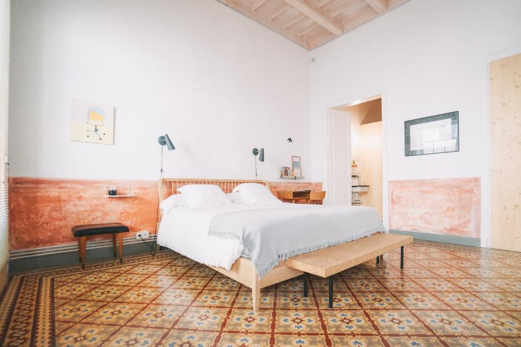 Postel nebo postele na pokoji v ubytování Hotel Hevresac Singular & Small