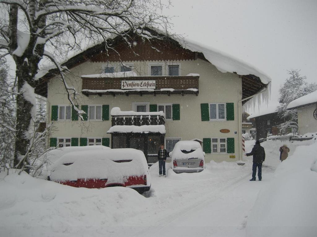 Gästehaus Eckstein v zimě