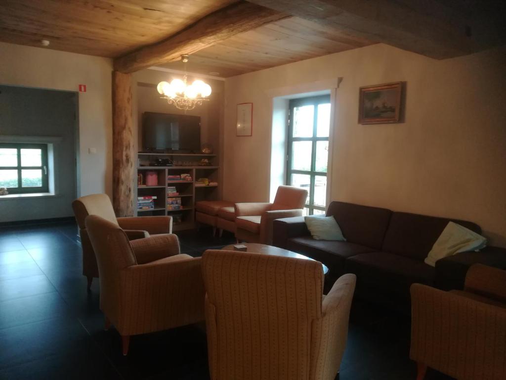 Svetainės erdvė apgyvendinimo įstaigoje Vakantiewoning Kwakkelhof