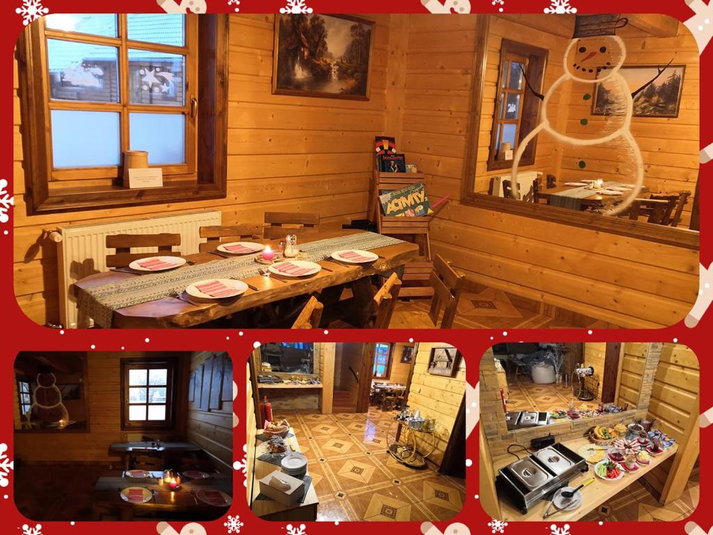 Reštaurácia alebo iné gastronomické zariadenie v ubytovaní Siberia Haus