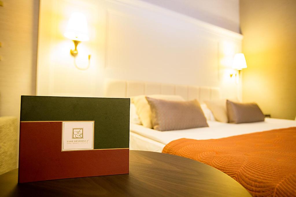 Postel nebo postele na pokoji v ubytování Fame Residence Kemer & Spa