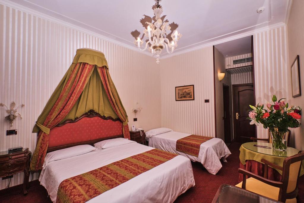 Postel nebo postele na pokoji v ubytování Hotel Kette