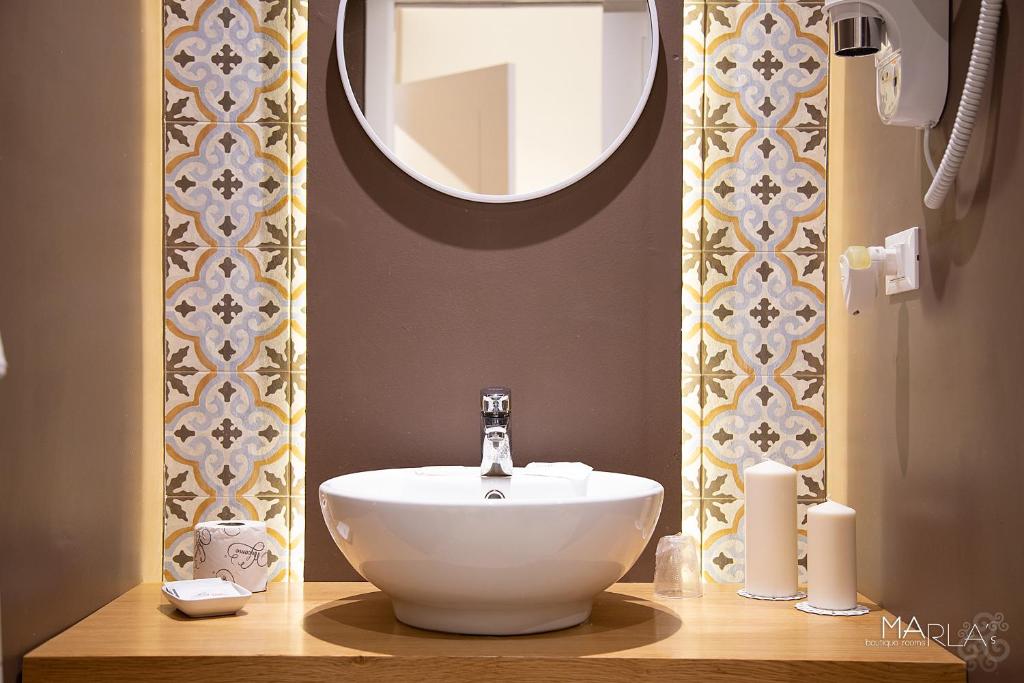 Kúpeľňa v ubytovaní Marla's boutique rooms