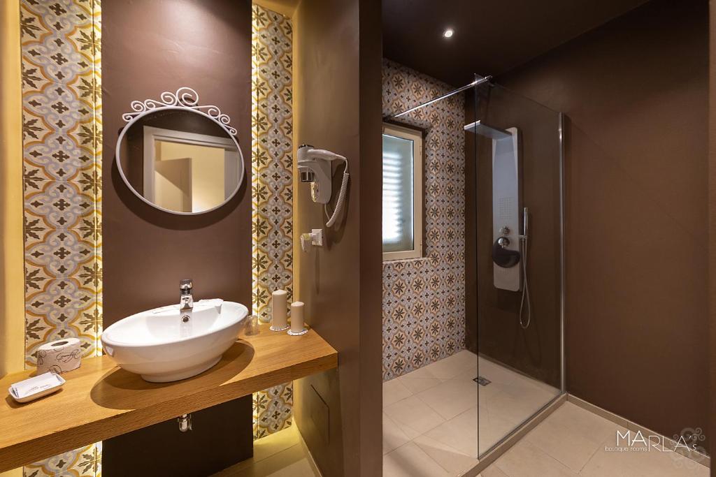 Kúpeľňa v ubytovaní Marla's boutique rooms