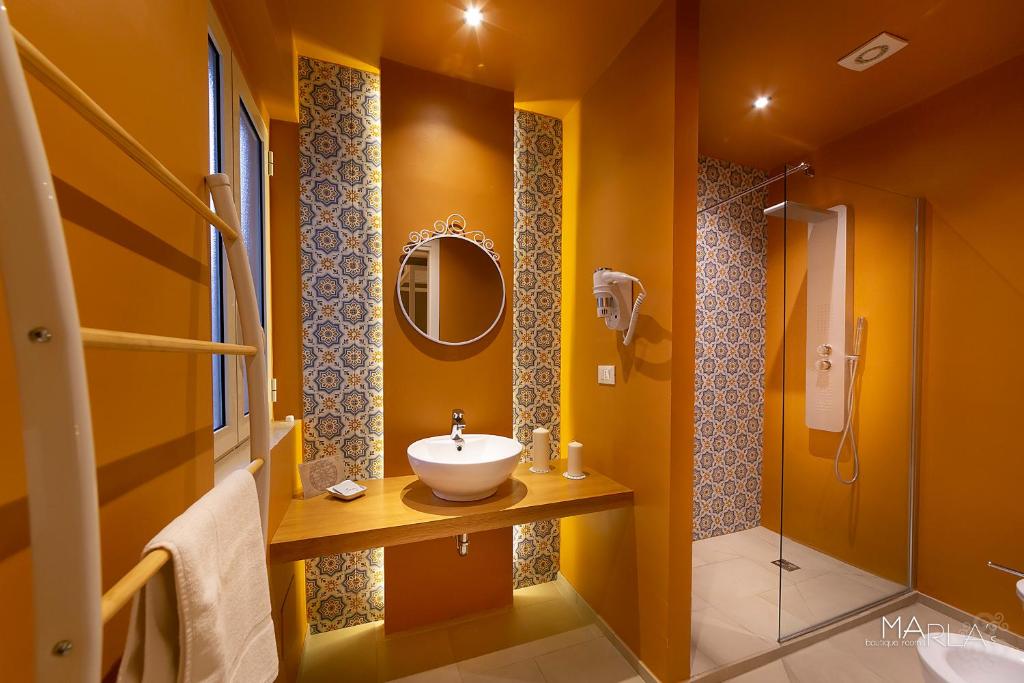 Kúpeľňa v ubytovaní Marla's boutique rooms