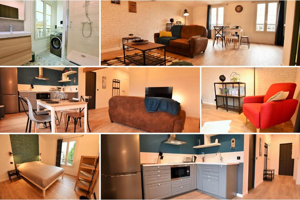 LE TOIT D'AUVERS - T2- 2e étage - Apartamento De Um Quarto