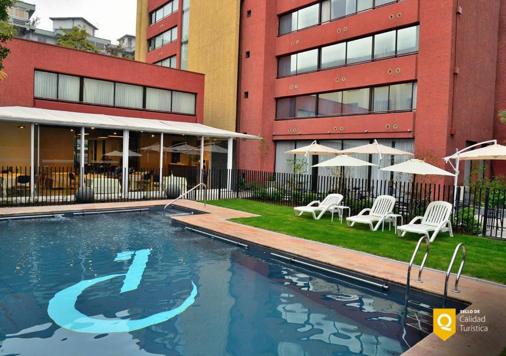 The swimming pool at or near Panamericana Hotel Providencia