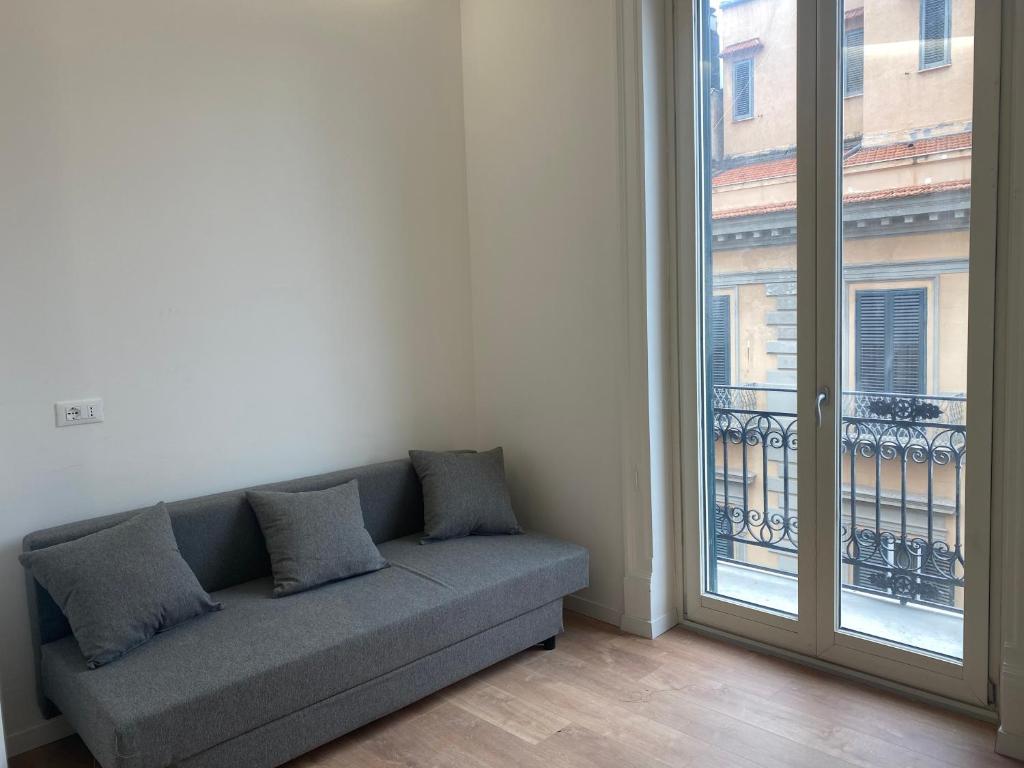 A seating area at Piazza Florio Rooms