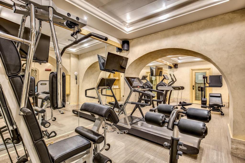 Fitness centrum a/nebo fitness zařízení v ubytování Romanico Palace Luxury Hotel & SPA