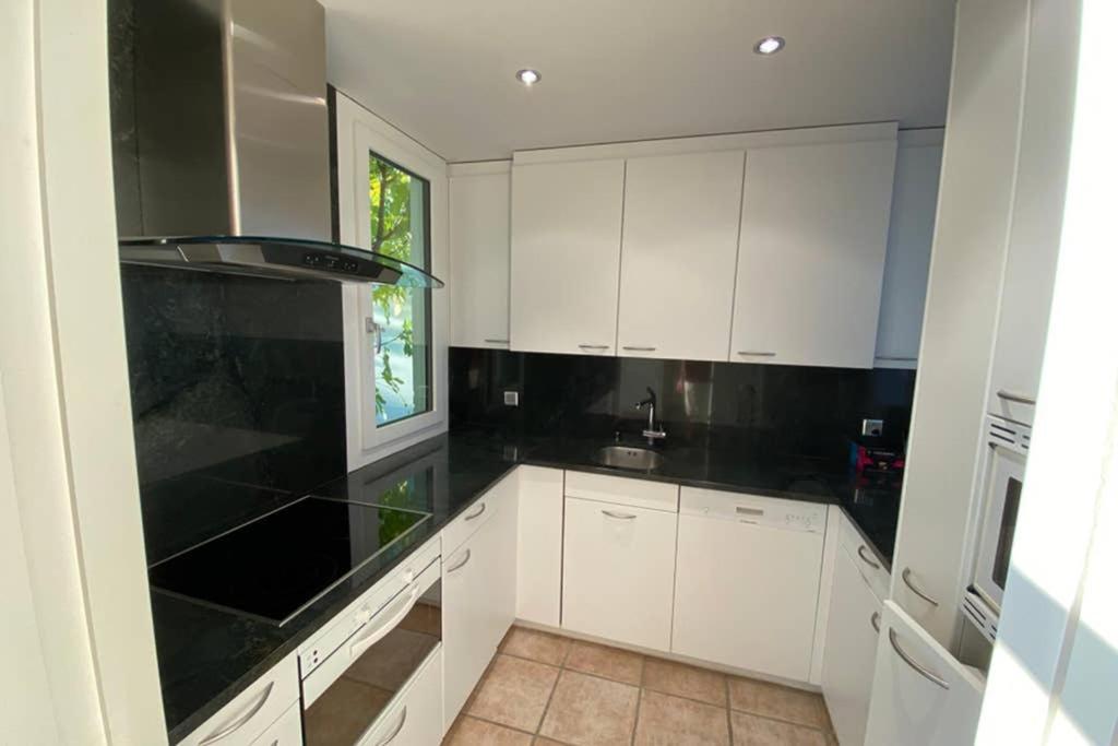 Kuchyň nebo kuchyňský kout v ubytování Exklusive Mini-Villa mit viel Platz