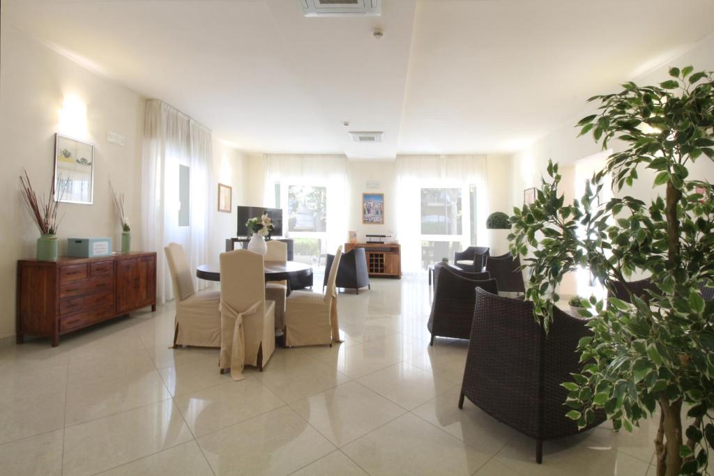 Posezení v ubytování Residence Altamarea