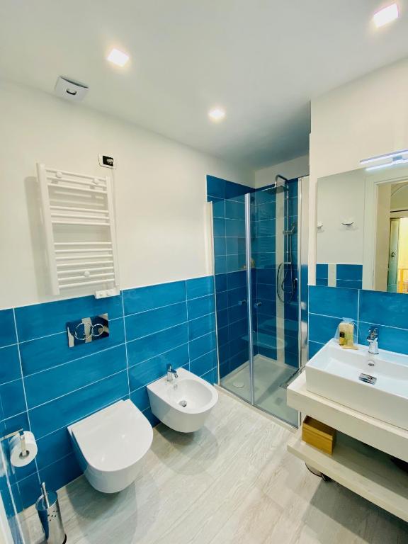 A bathroom at Al castello