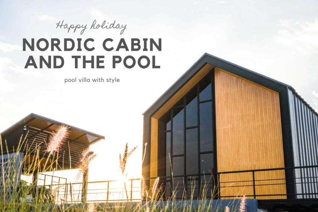 una cubierta de libro de la cabaña nórdica y la piscina en Nordic Cabin and The Pool, en Ban Sap Noi