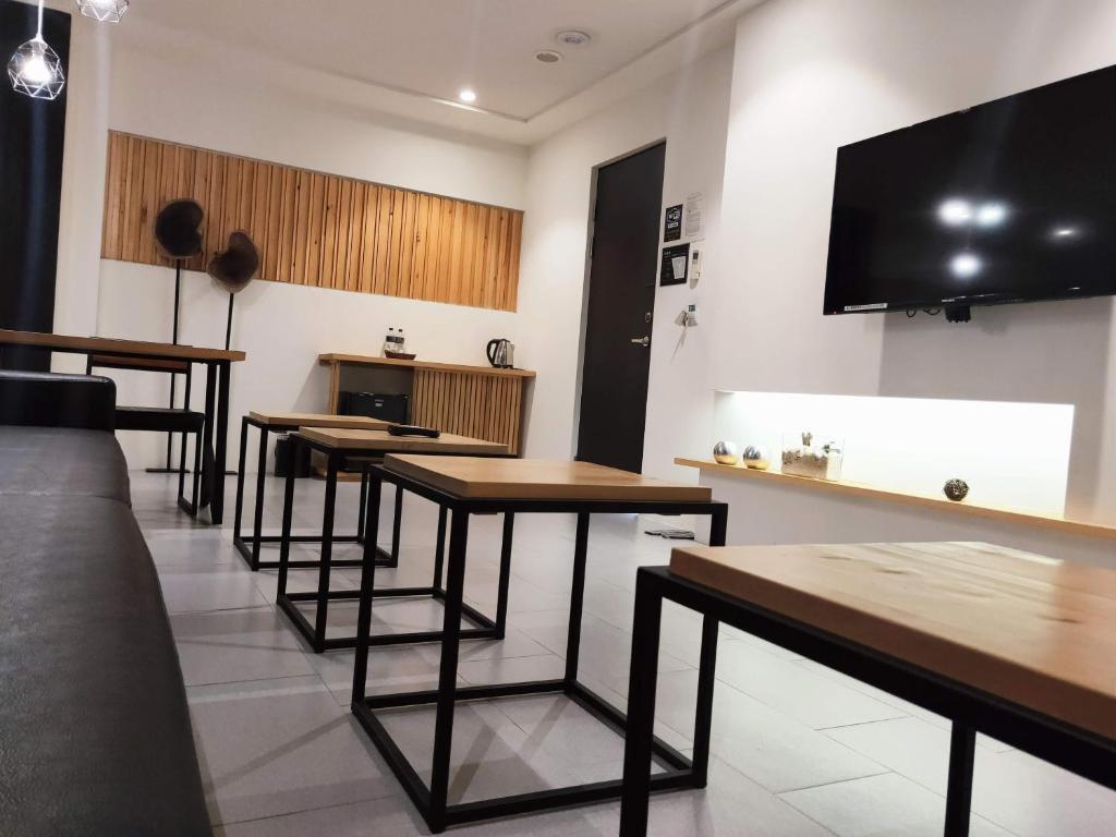 Kuchyň nebo kuchyňský kout v ubytování Roppongi Motel
