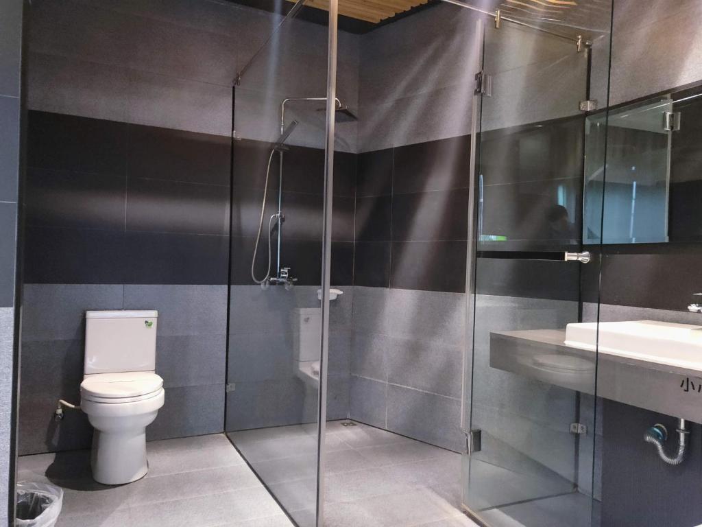Koupelna v ubytování Roppongi Motel