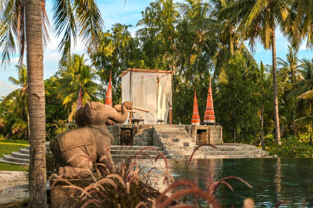 Zahrada ubytování Hotel Tugu Lombok
