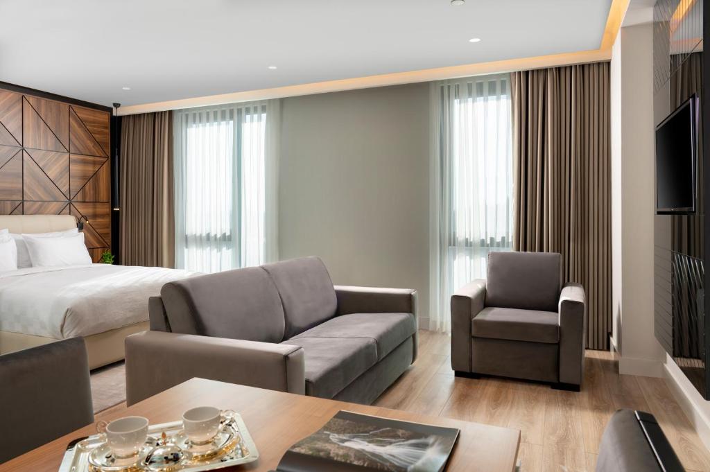 TV a/nebo společenská místnost v ubytování Radisson Blu Hotel, Sakarya