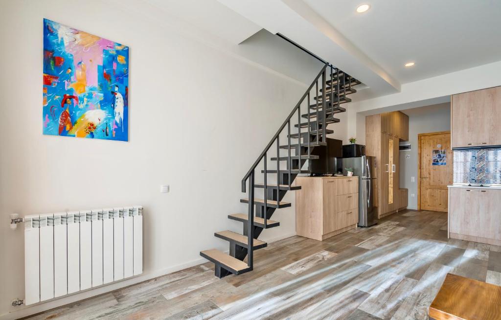 Kuchyň nebo kuchyňský kout v ubytování GVC 3-room 2-level apt New Gudauri