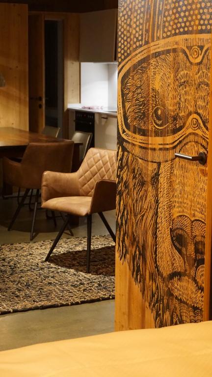 Posezení v ubytování ARLBERGhome Komfort-Apartments & Privat-Sauna