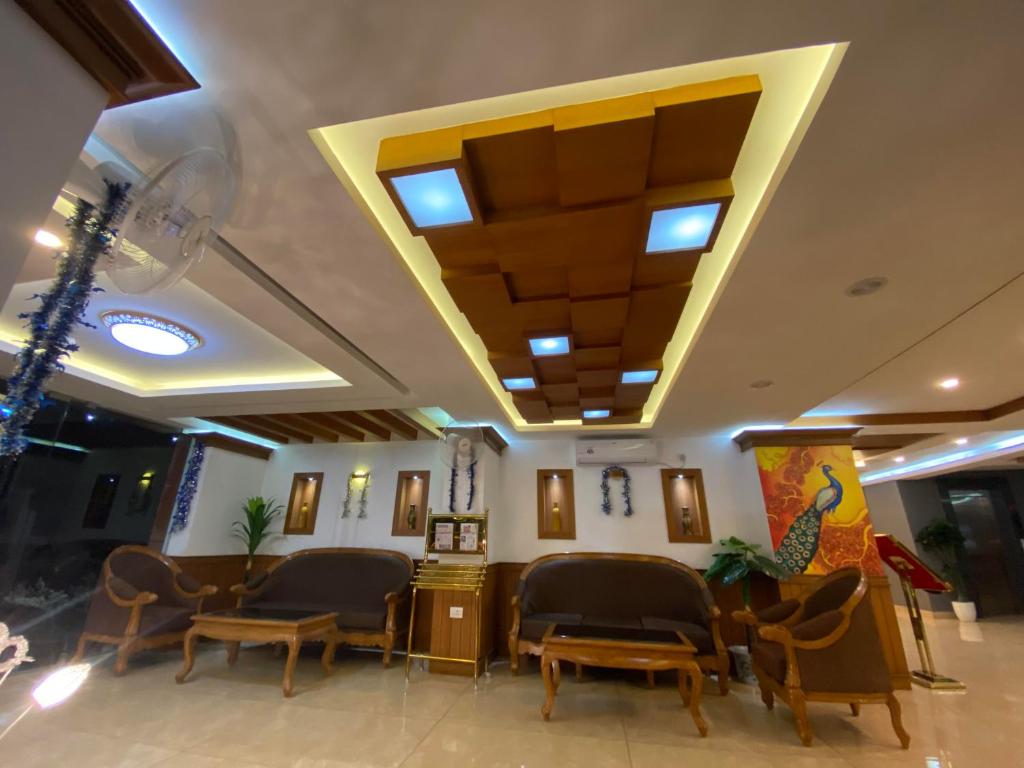 Posezení v ubytování Utsavam Hotel Apartments
