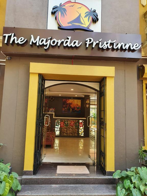 The Majorda Pristinne في ماجوردا: لافتة لدخول majorelle إلى مطعم