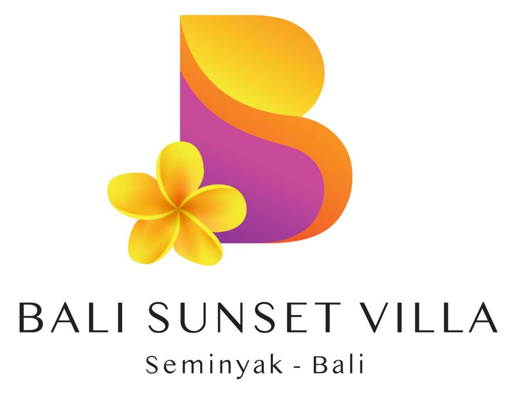 una letra s con un logotipo de flor en Bali Sunset Villa, en Seminyak