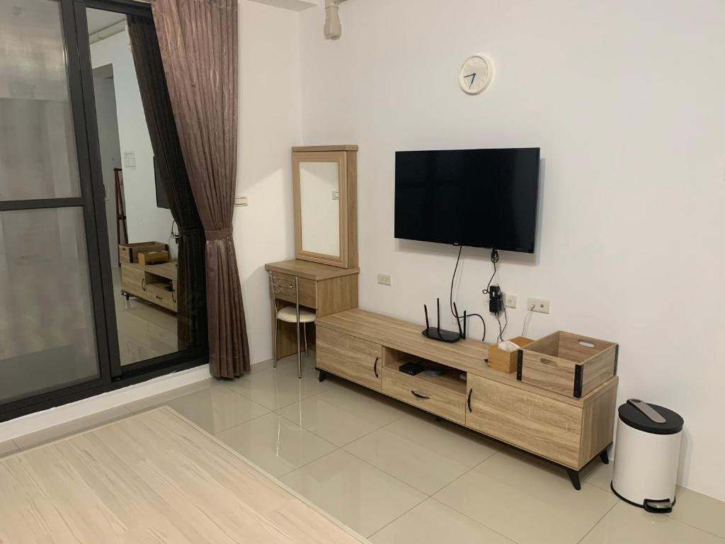 TV a/nebo společenská místnost v ubytování Cian Yuan B&B