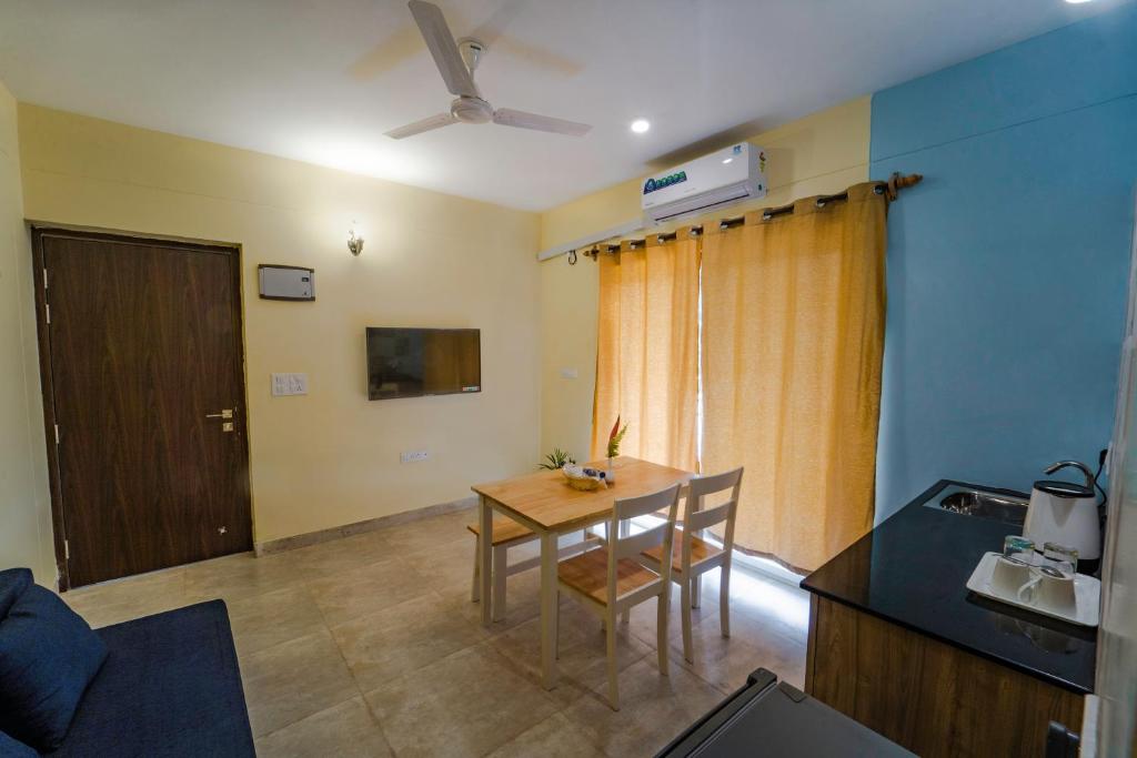 Kuchyň nebo kuchyňský kout v ubytování Mariners Bay Suites