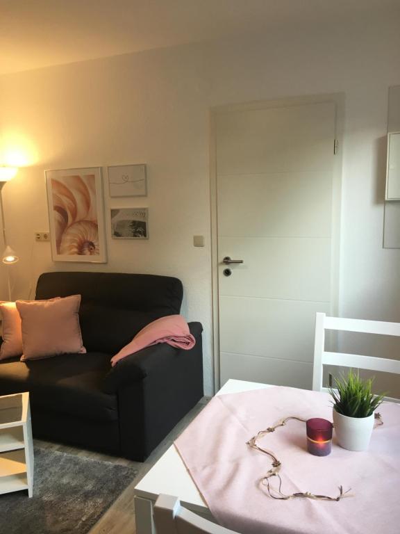 Posezení v ubytování Haus Pirola Bensersiel