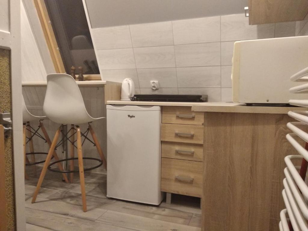 Kuchyň nebo kuchyňský kout v ubytování U Janka