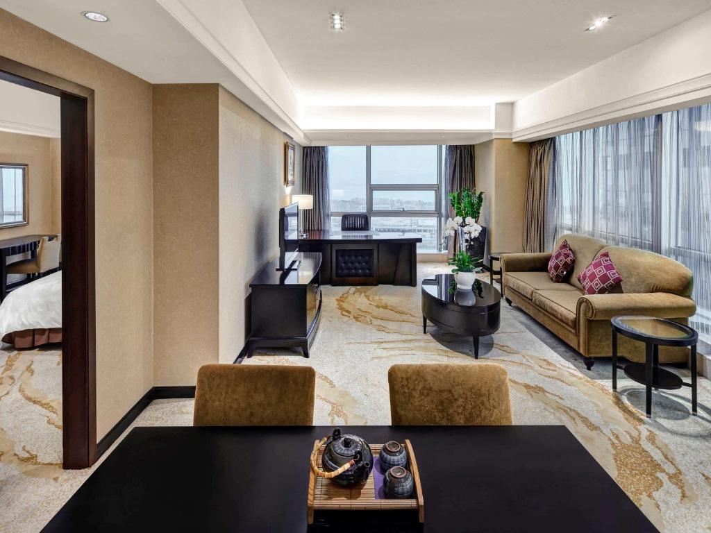 Posezení v ubytování Oriental Ginza Hotel Shenzhen