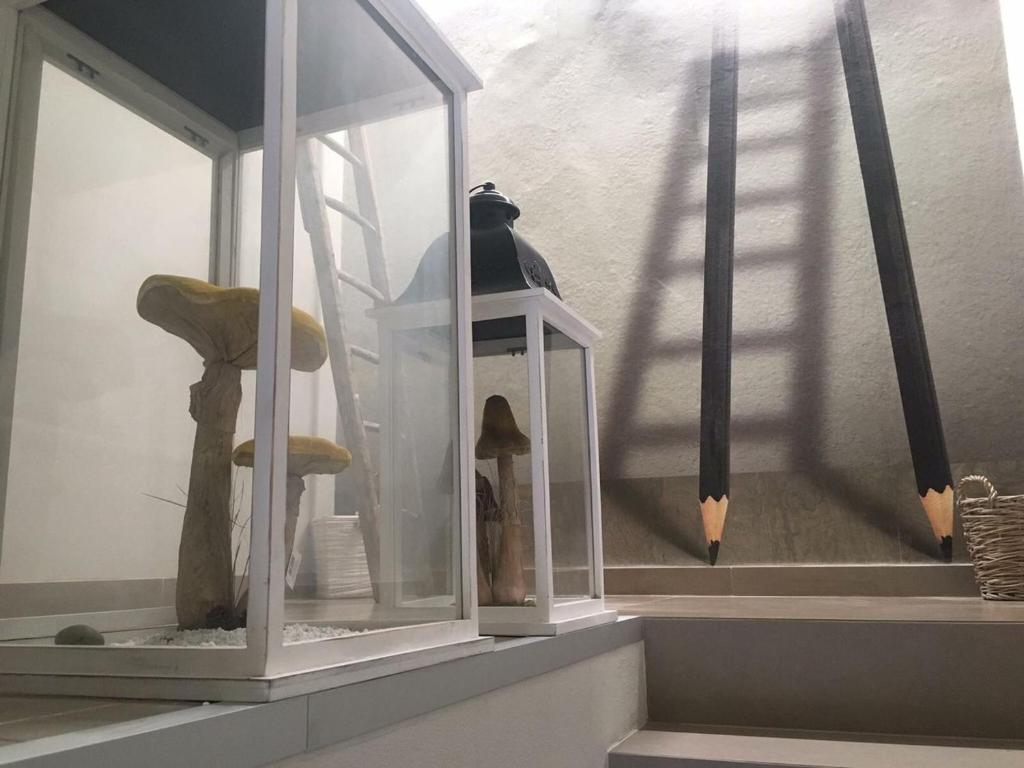 Koupelna v ubytování Casa Willigio
