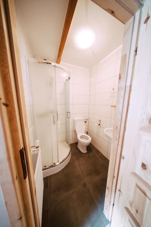 Kúpeľňa v ubytovaní Chata MTB