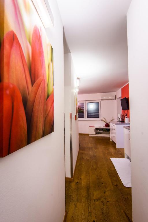 TV a/nebo společenská místnost v ubytování Apartments & Wellness Skok