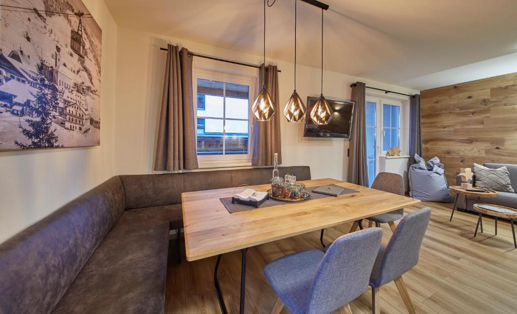 Posezení v ubytování Appartements Der Fuchsbau