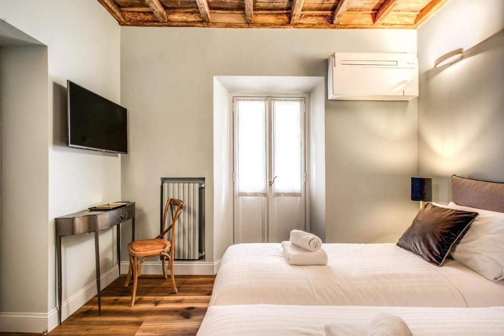 Łóżko lub łóżka w pokoju w obiekcie Febo Decharm apartment