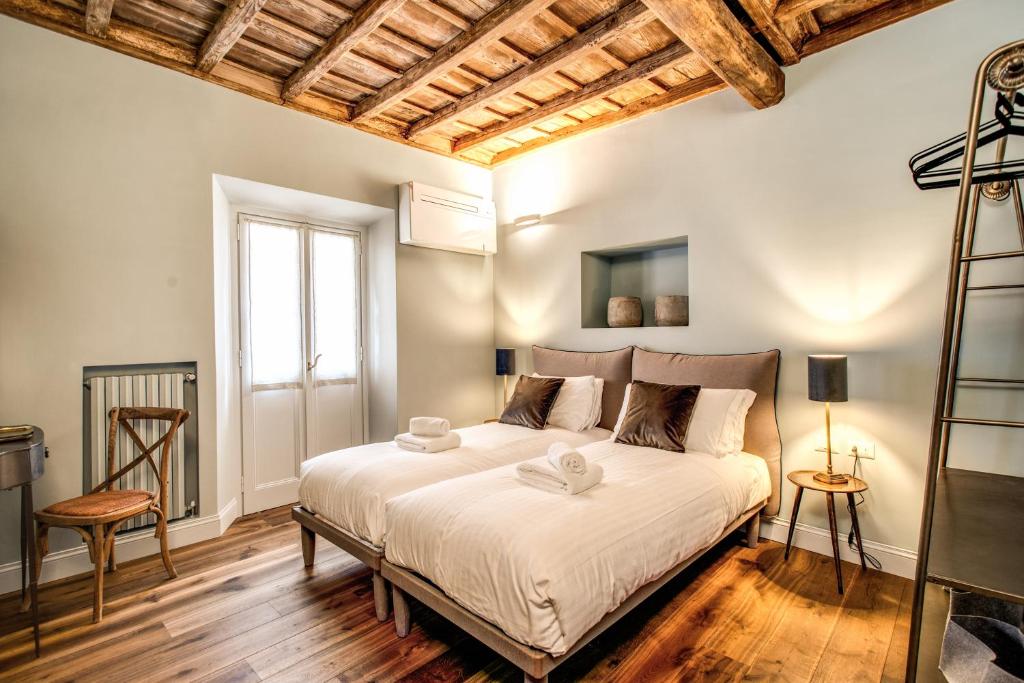 Łóżko lub łóżka w pokoju w obiekcie Febo Decharm apartment