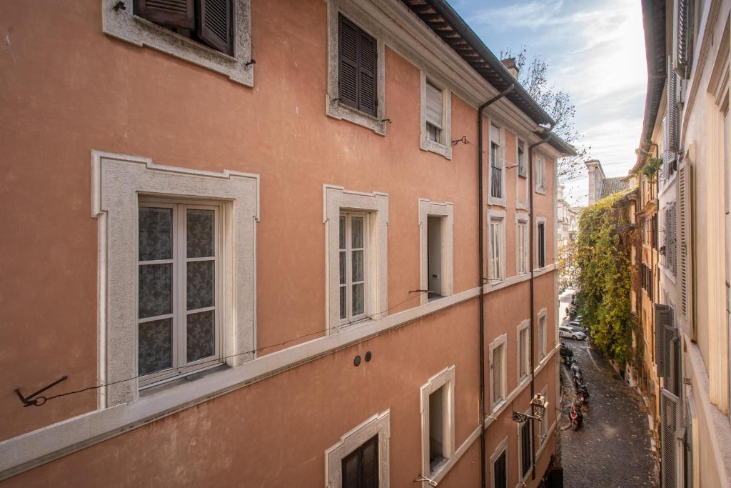 Budynek, w którym mieści się apartament