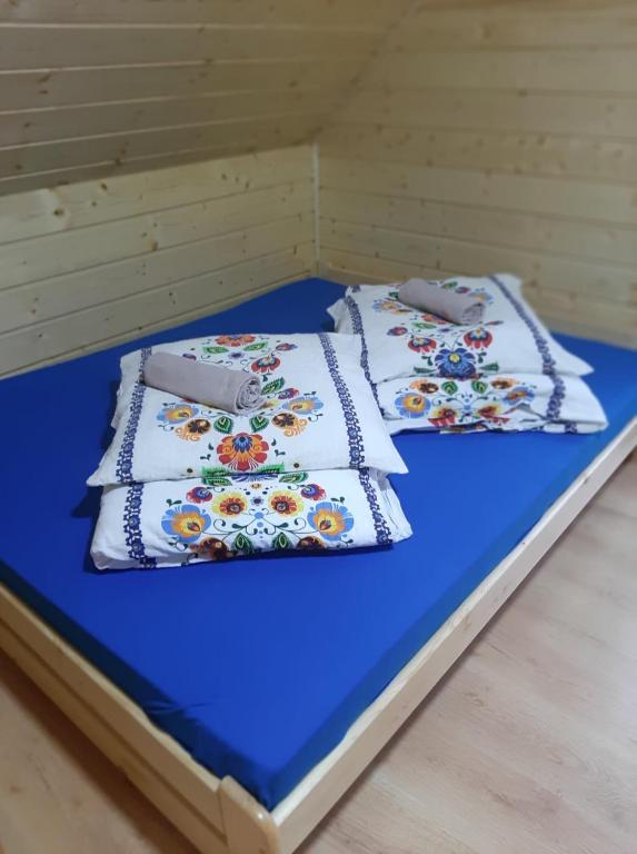 Posteľ alebo postele v izbe v ubytovaní U Kazika w górach