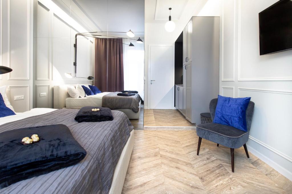 Televízia a/alebo spoločenská miestnosť v ubytovaní Tesla Design Apartments Zagreb