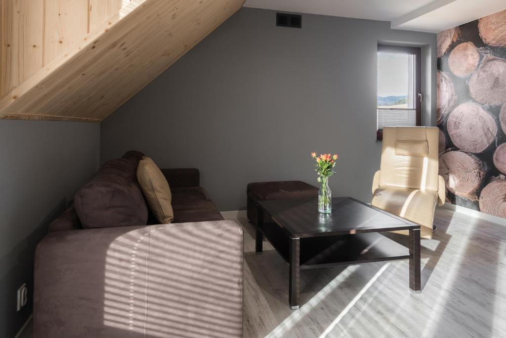 Posedenie v ubytovaní Apartament Widok