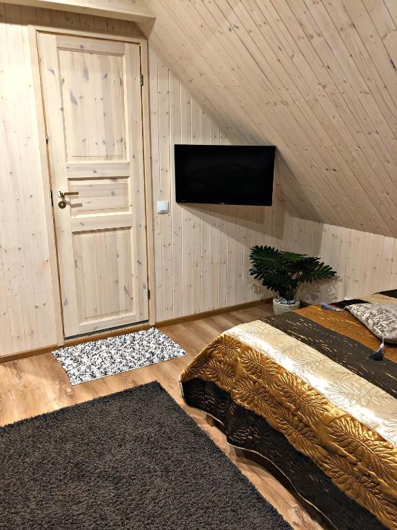 TV a/nebo společenská místnost v ubytování Aare Accommodation