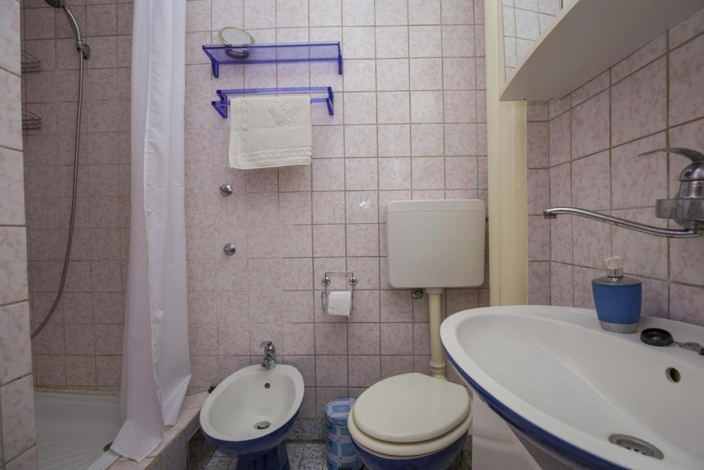 Koupelna v ubytování Apartman Laurus Malinska