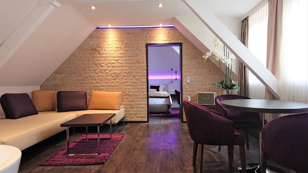 Posezení v ubytování Hotel Merkur - Superior