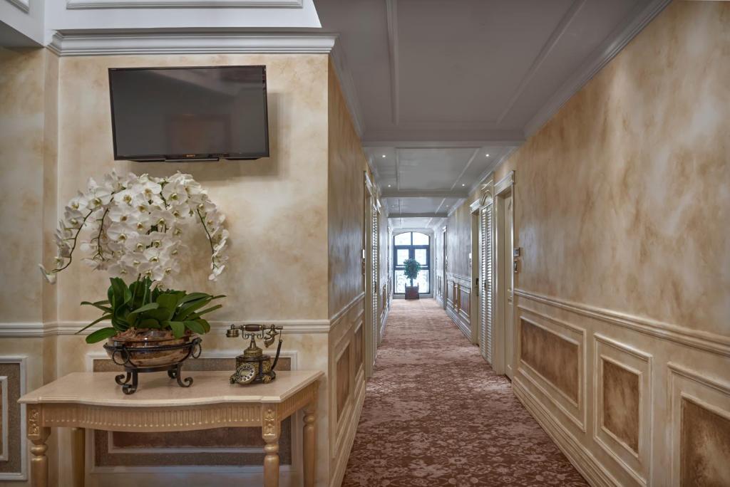 TV a/nebo společenská místnost v ubytování Anik Palace Hotel
