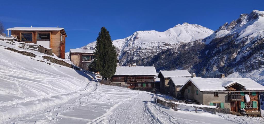 Z Studio - next door to Vals Therme v zimě