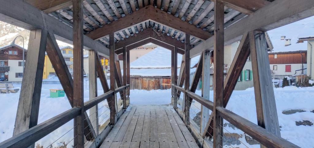 Z Studio - next door to Vals Therme v zimě