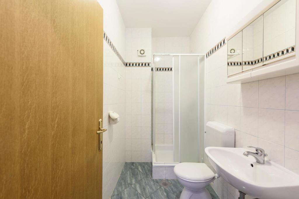 Koupelna v ubytování Apartments Golubić