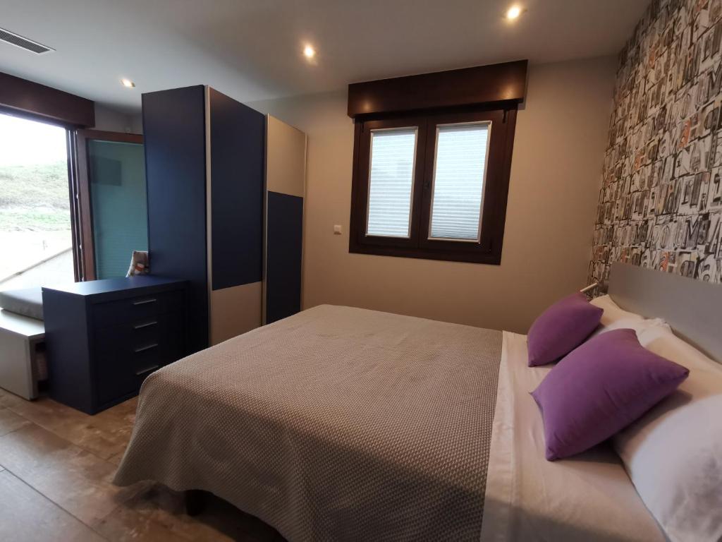 Кровать или кровати в номере Caracola de Cabo Home