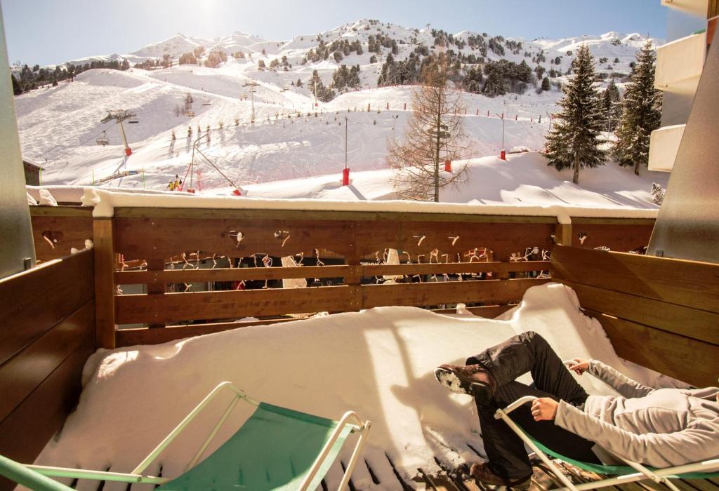 ClubHotel Les Bleuets - Balcon Sud Vue Pistes - Coeur Mottaret ziemā